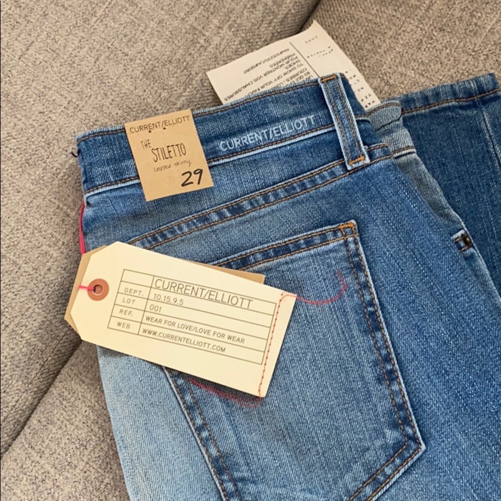 NWT current/Elliott jeans